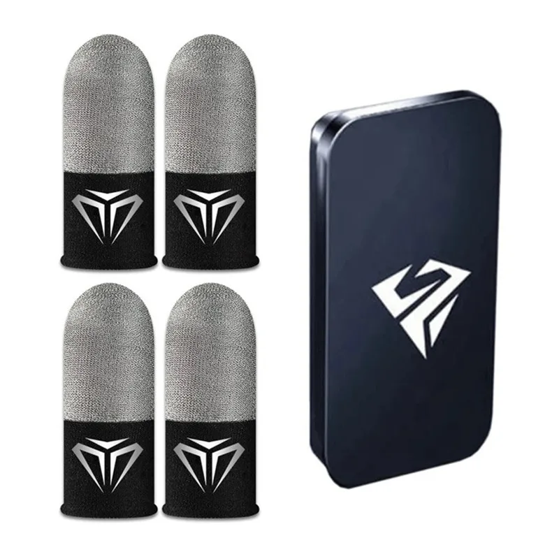 Graphic Tablet Accessories - ถุงมือเล่นเกมมือถือ 2 ชิ้น ป้องกันเหงื่อ กันลื่น ปลอกนิ้วสัมผัสหน้าจอ