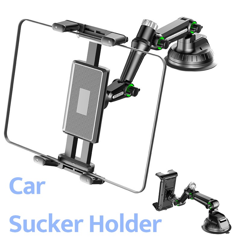 Car Accessories Tablet Holder - ที่ยึดแท็บเล็ตในรถยนต์แบบสากล ที่ยึดแบบสุญญากาศสำหรับ iPhone Samsung iPad Pro