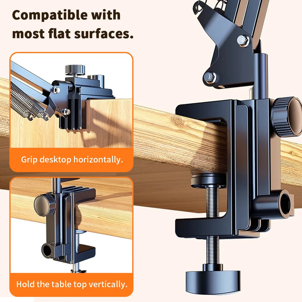 Cheap Tablet Accessories - ที่วางแท็บเล็ตสำหรับเตียงพร้อมแขนโลหะ 90 ซม. หมุนได้ 360 องศา