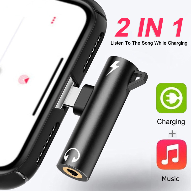Wired Earphone Lightning - หัวแปลงเสียงและชาร์จ 2 in 1 สำหรับ iPhone