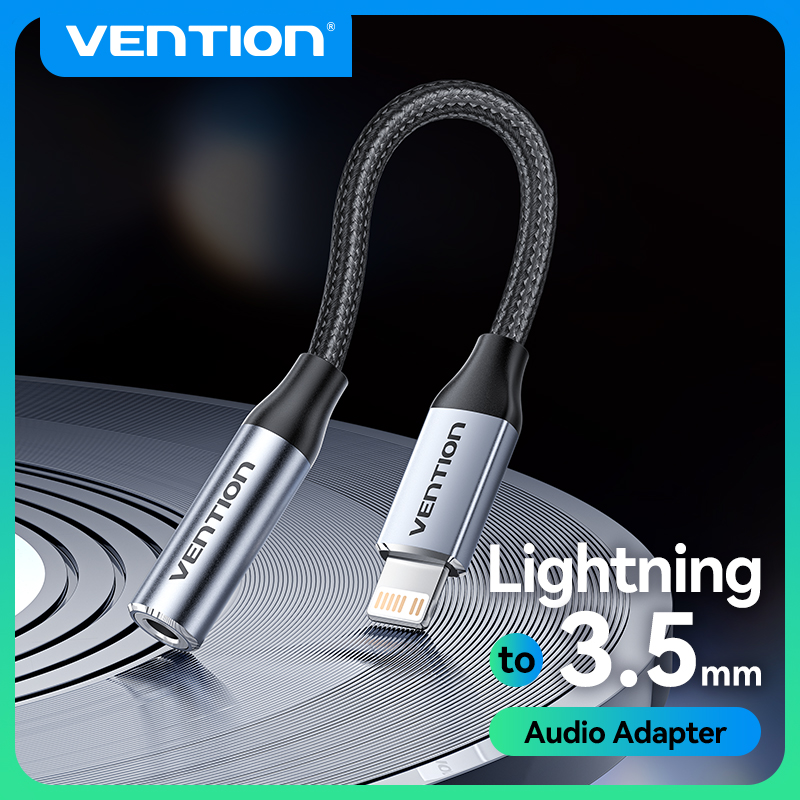 Wired Earphone Lightning - Vention DAC สายอะแดปเตอร์ Lightning to 3.5mm