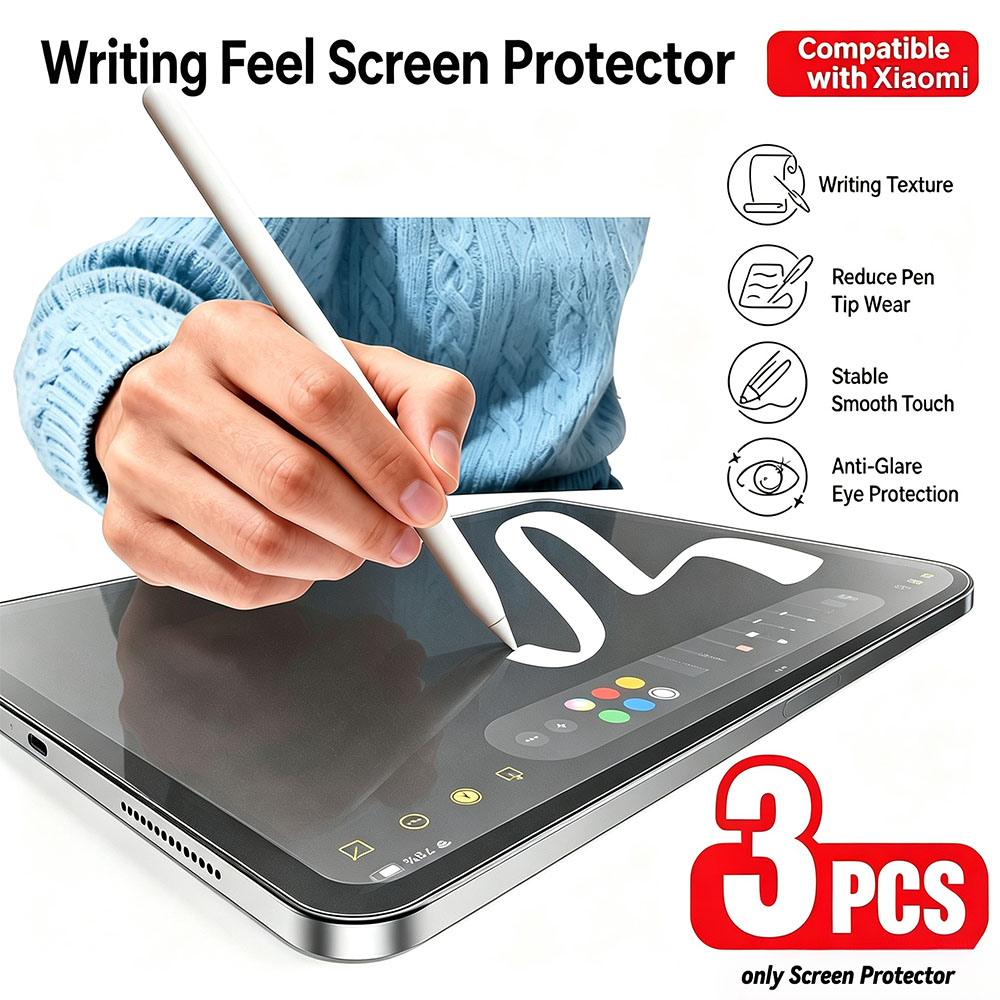 Paper Feel Screen Film - ฟิล์มกันรอยหน้าจอแบบกระดาษ 3 ชิ้น สำหรับแท็บเล็ต Xiaomi Redmi