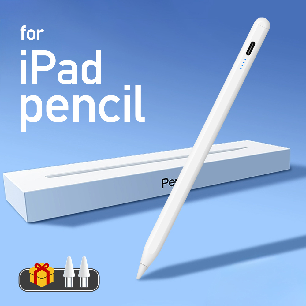 Tablet Accessories For Kids - ปากกาสไตลัสสำหรับ Apple Pencil พร้อมไฟแสดงสถานะพลังงาน LED ป้องกันการสัมผัสโดยไม่ตั้งใจ