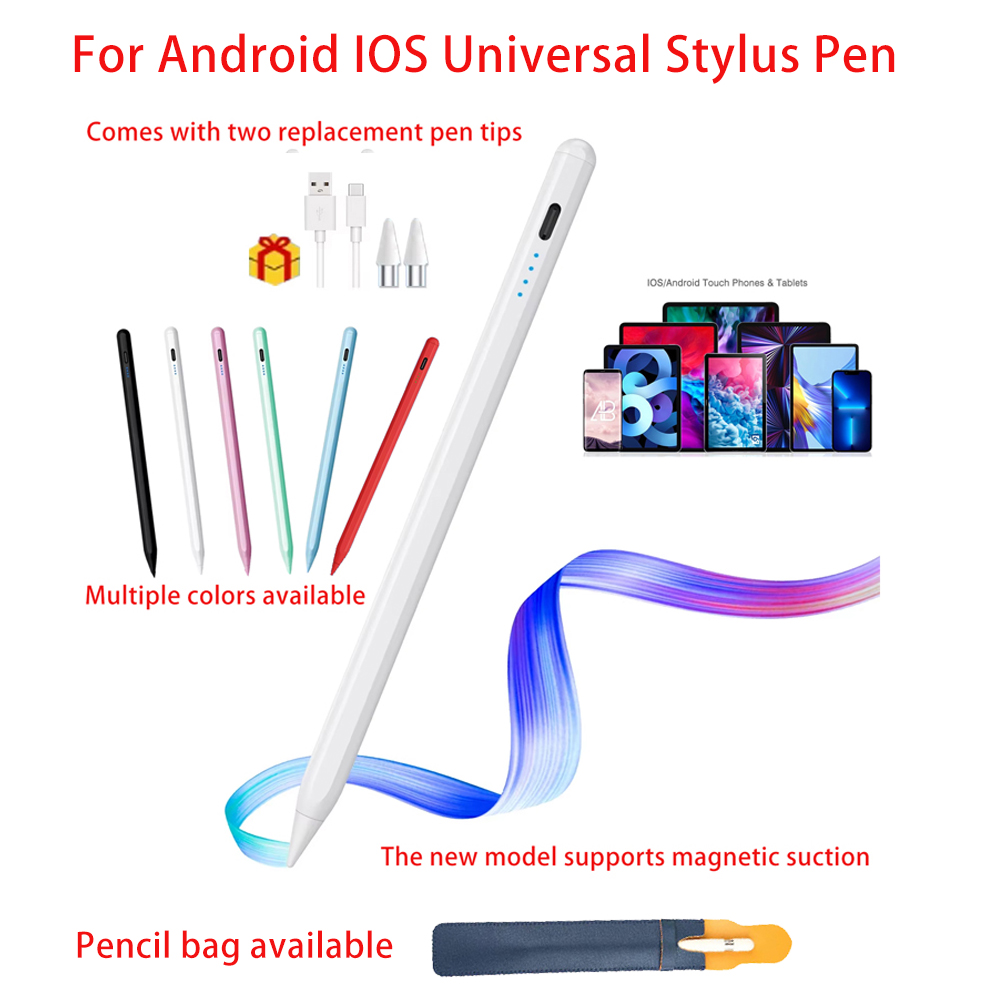 Tablet Accessories For Kids - ปากกาสไตลัสสากลสำหรับหน้าจอสัมผัสแบบตัวเก็บประจุ Android และ iOS เข้ากันได้กับแท็บเล็ตไอแพด แอปเปิ้ลเพนซิล