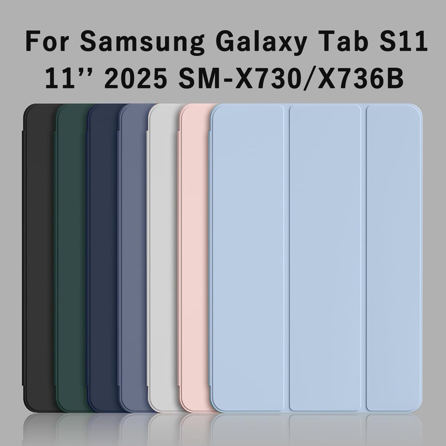 Vortex Tablet Accessories - เคสแบบพับสามตอนสำหรับ Samsung Galaxy Tab S11 5G