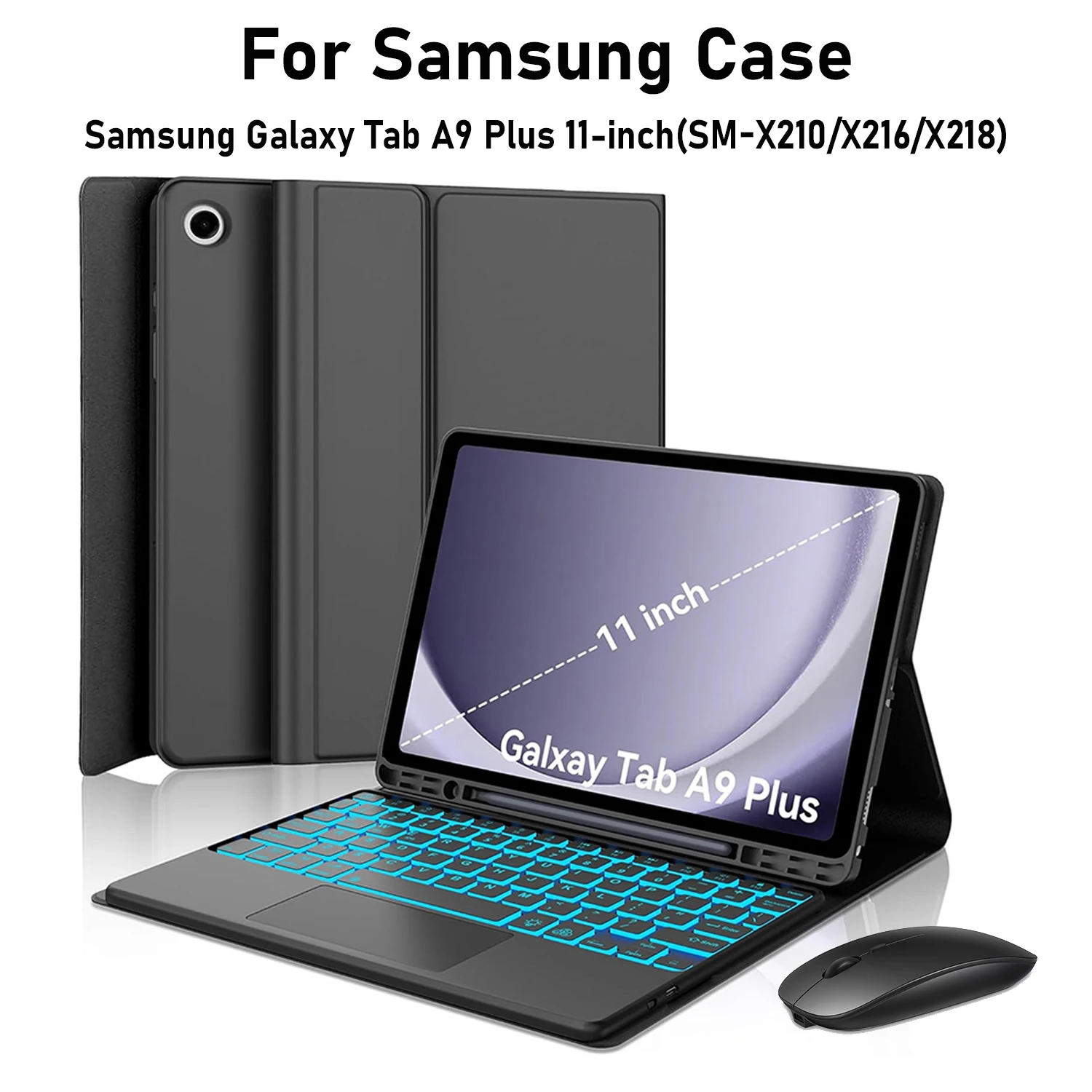 Samsung Tablet A9 Accessories - เคสคีย์บอร์ดสำหรับซัมซุง กาแลคซี่ แท็บ เอ 9 พลัส