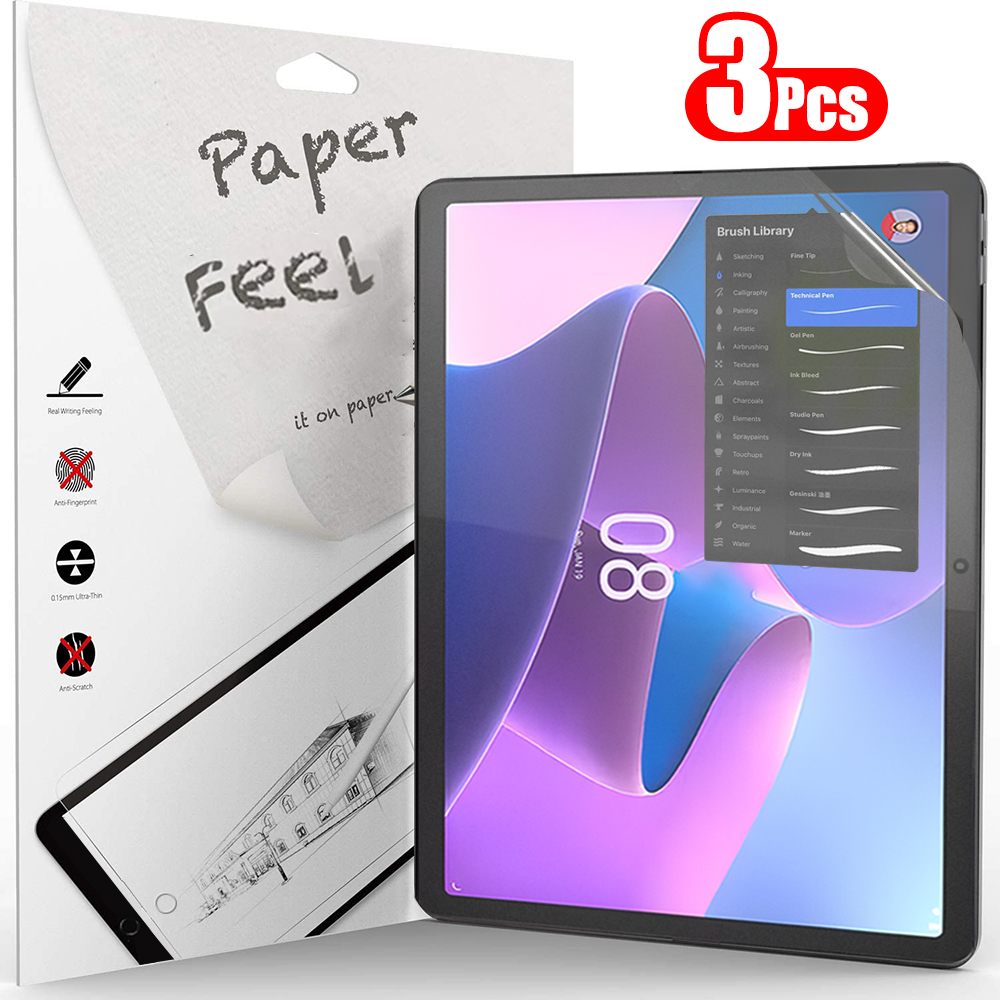 Cheap Tablet Accessories - 3 ชิ้นกระดาษรู้สึกเช่นป้องกันหน้าจอสําหรับ Lenovo TAB M10 2nd