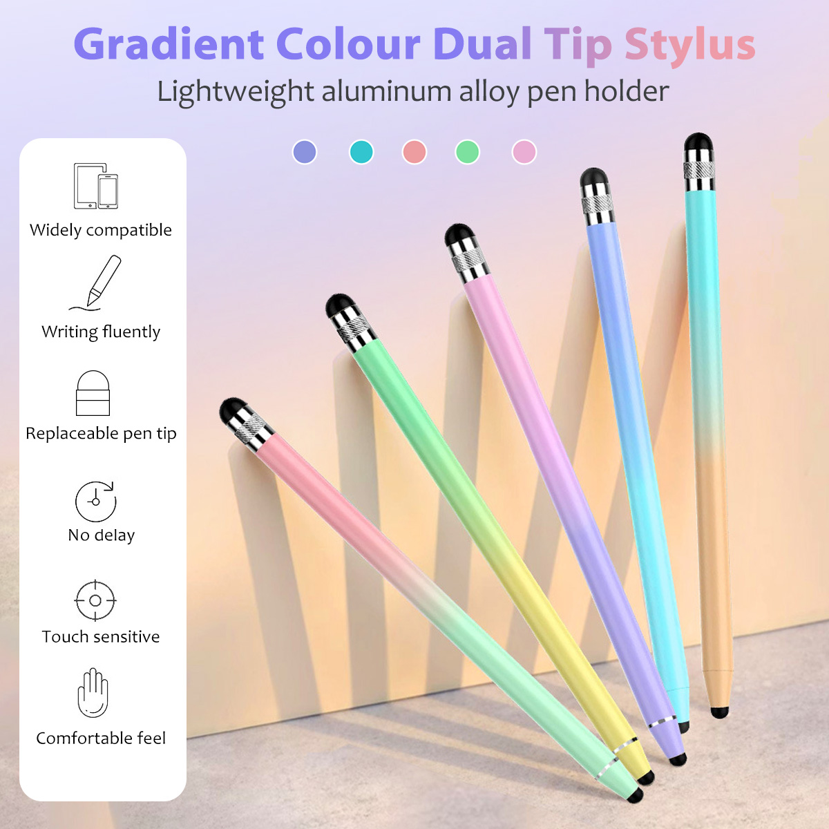 ยูนิเวอร์แซล 2 อิน 1 ปากกาสไตล - Tablet Accessories For Kids บทวิจารณ์และราคา