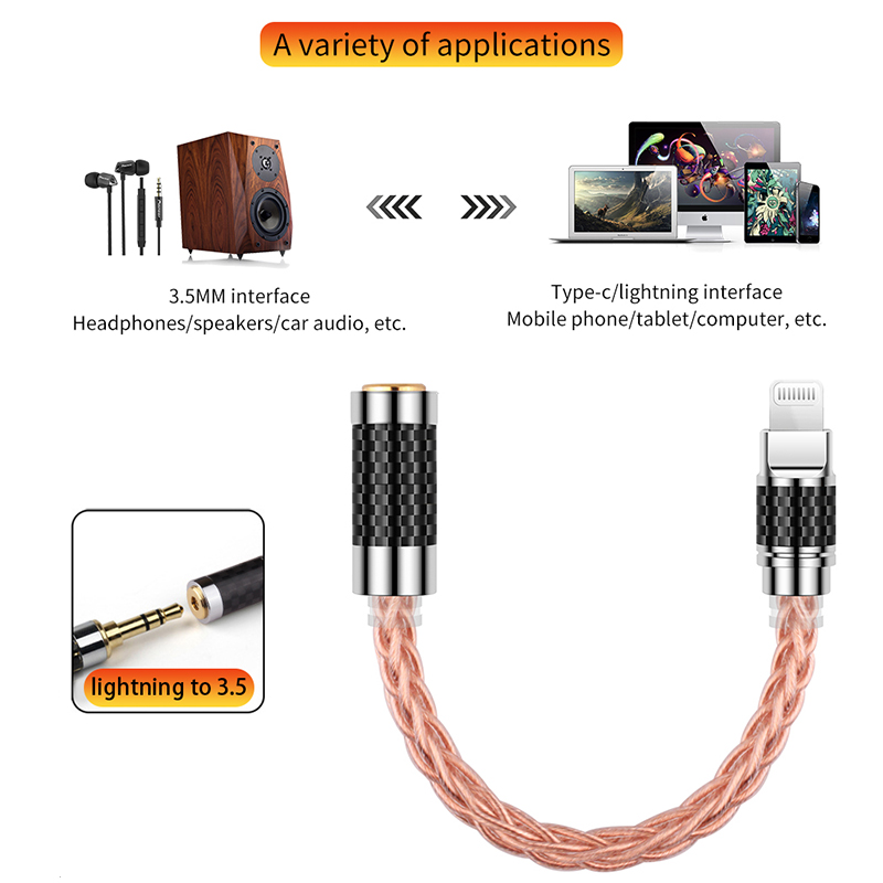 Yytcg ชนิด C เพื่อ2.5/3.5/4.4ม - Wired Earphone Lightning บทวิจารณ์และราคา