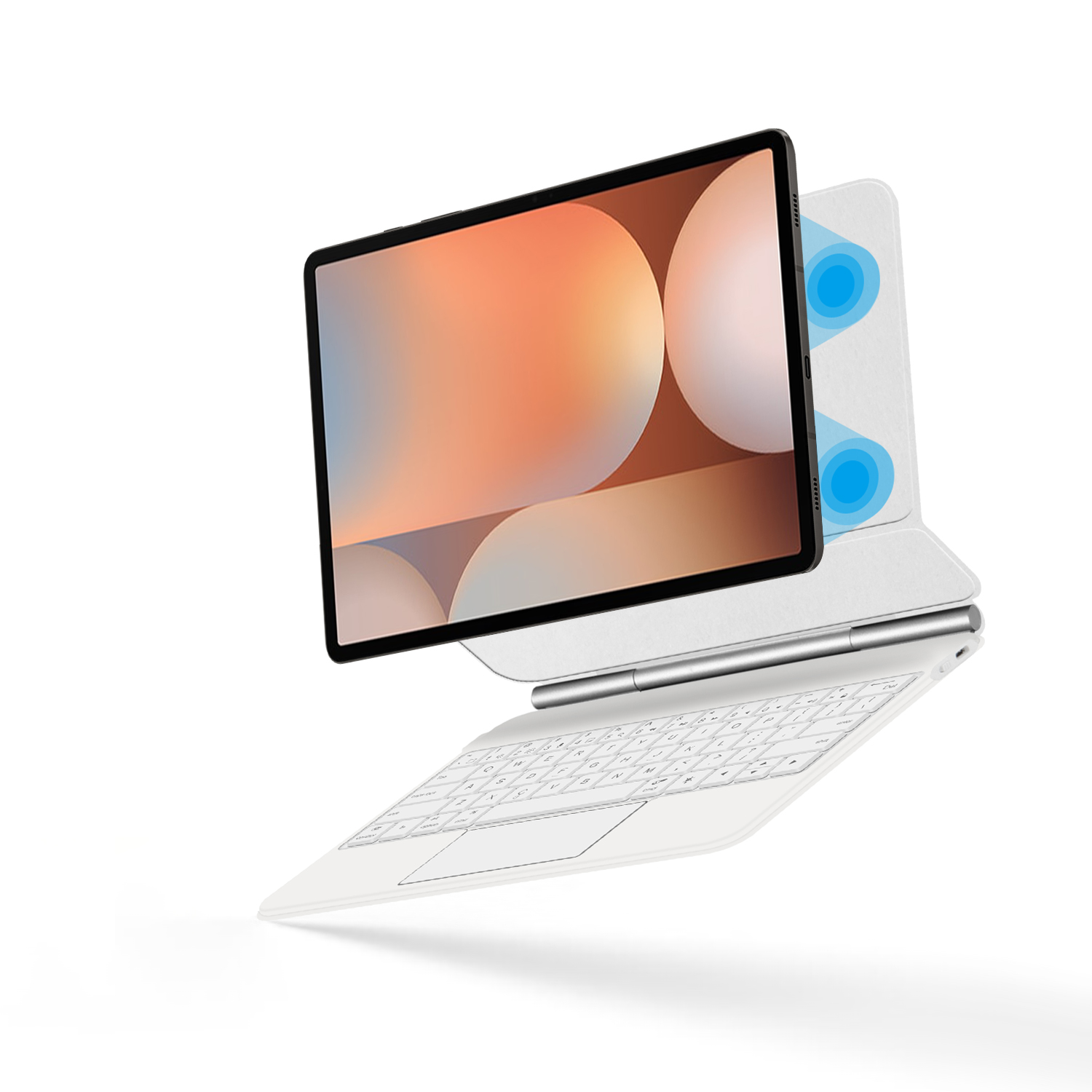 เมจิกคีย์บอร์ดสำหรับซัมซุงกาแล - Vortex Tablet Accessories บทวิจารณ์และราคา