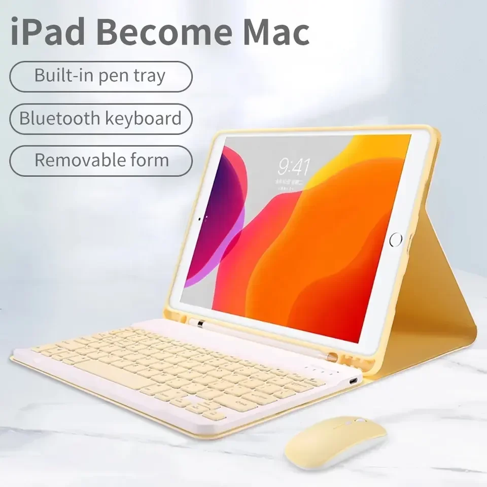 สีสัน Candy บลูทูธคีย์บอร์ดเมา - Ipad Cover Folio บทวิจารณ์และราคา