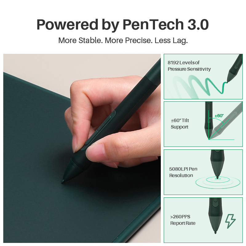 Huion Inspiroy 2 M H951P แท็บเ - Graphic Tablet Accessories บทวิจารณ์และราคา