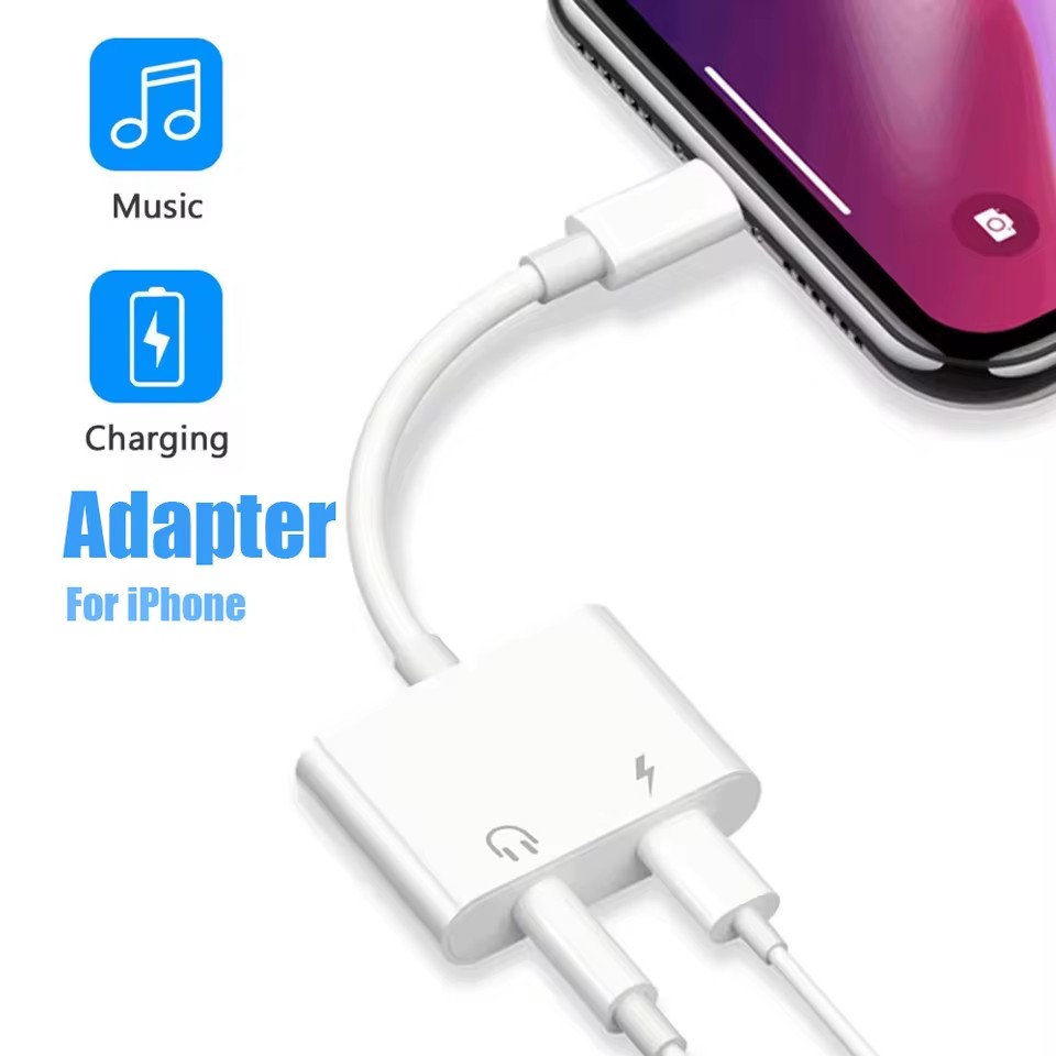 อะแดปเตอร์แปลงเสียงและชาร์จ 2  - Wired Earphone Lightning บทวิจารณ์และราคา