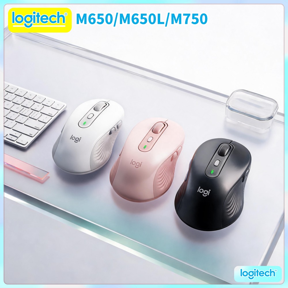 เมาส์บลูทูธ M750 แบบเงียบ คลิก - Logitech Tablet Accessories บทวิจารณ์และราคา